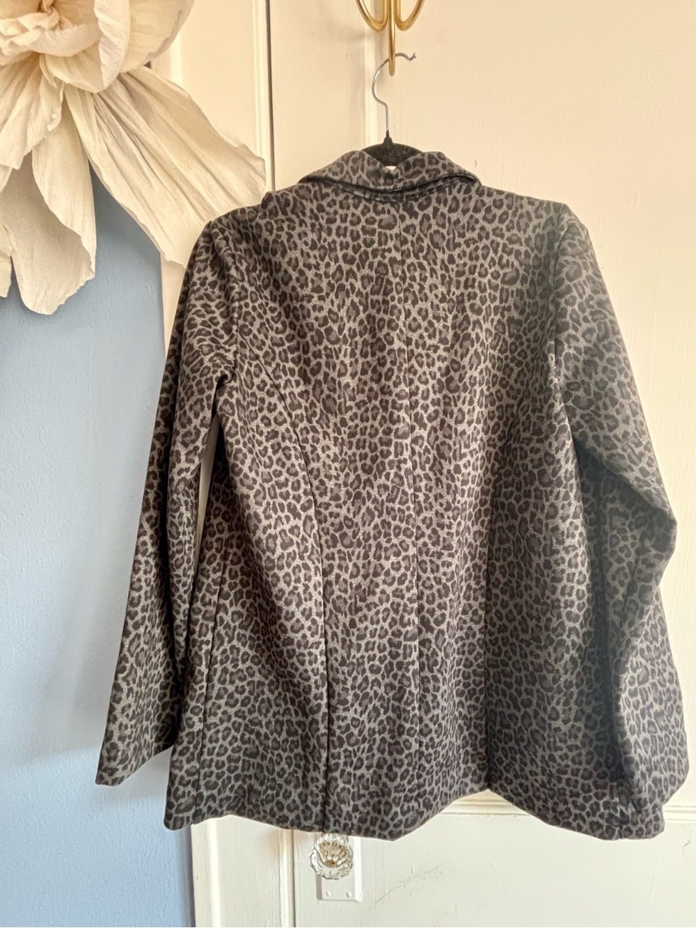 Liverpool Charcoal Leopard Print Blazer Jacket - Picture 3 of 4